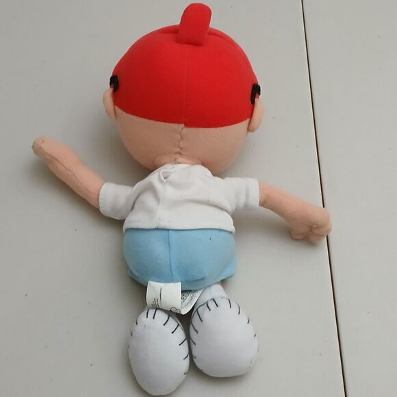 Vintage 1999 Stuffins Sherman Stuffed Plush Animal Rocky & Bullwinkle Toy - Picture 2 of 4